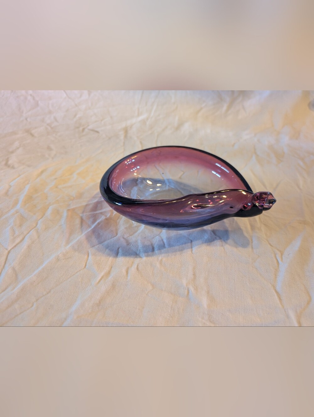 2/100$ Murano Purple Glass Decorative Bowl
